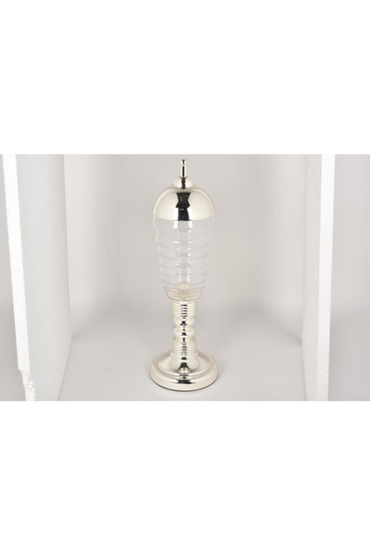 Seta Steel Şekerlik Lınes Bombe Kapak Uzun Sılver Byk 48 Cm Seta Steel Şekerlik Lınes Bombe Kapak Uzun Sılver Byk 48 Cm