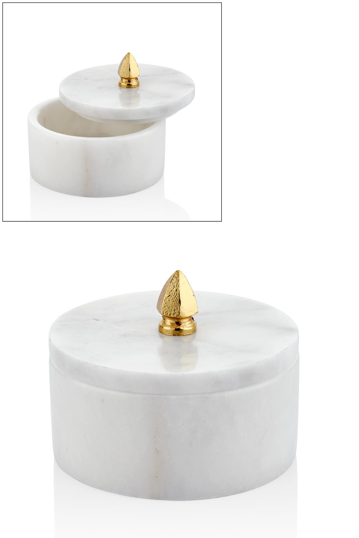 Evza Mermer Kapaklı Sunum Kasesi 12*12*9 Cm Evza Mermer Kapaklı Sunum Kasesi 12*12*9 Cm