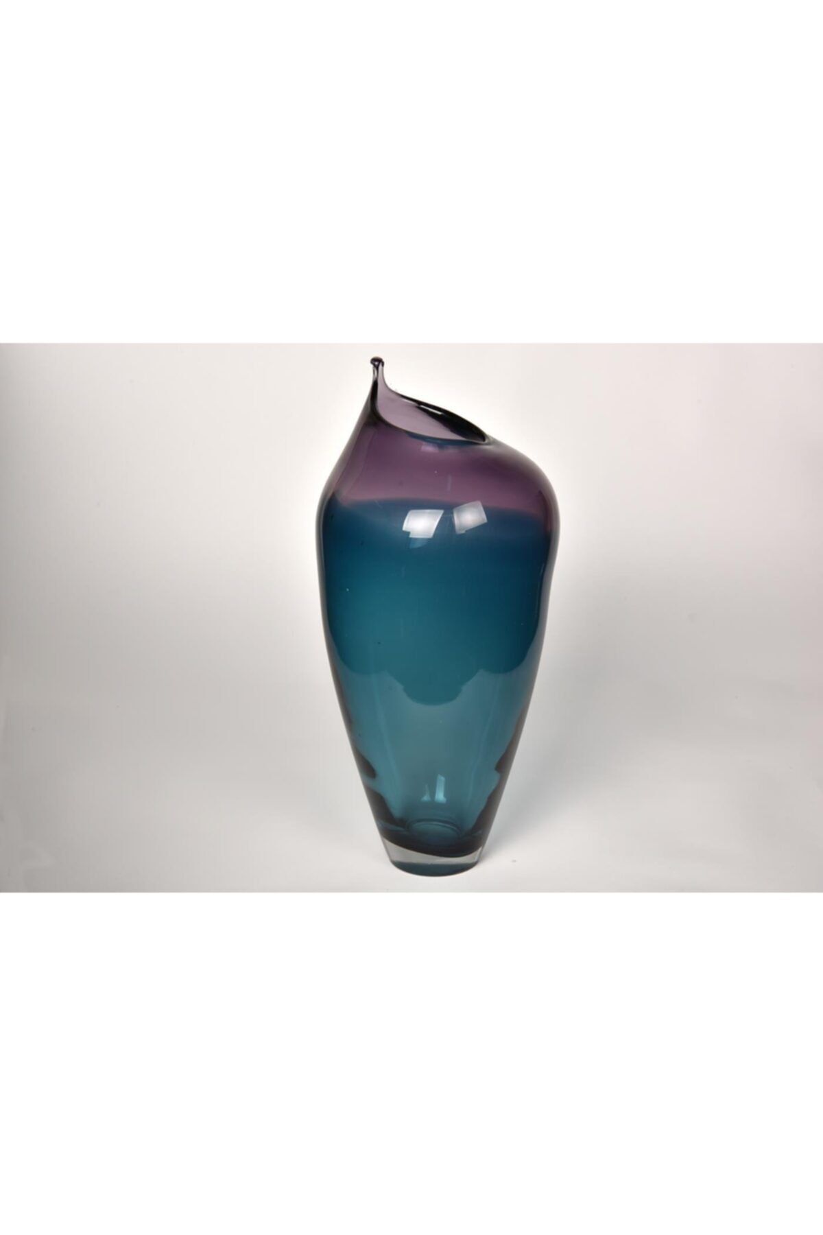 Seta Vetro Deep Blue Vazo Mavi 18*18*43Cm Seta Vetro Deep Blue Vazo Mavi 18*18*43Cm