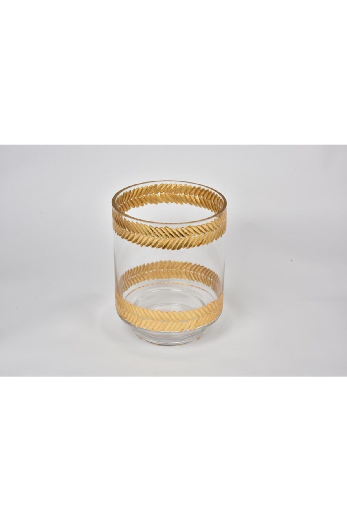 Seta Vetro Caesar Vazo Gold 18*18*23Cm Seta Vetro Caesar Vazo Gold 18*18*23Cm