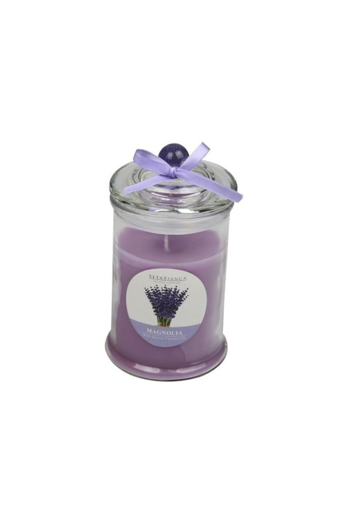 Seta Aroma Mum Kokulu Cam Şişe Büyük Lavender 16*9*9Cm Seta Aroma Mum Kokulu Cam Şişe Büyük Lavender 16*9*9Cm