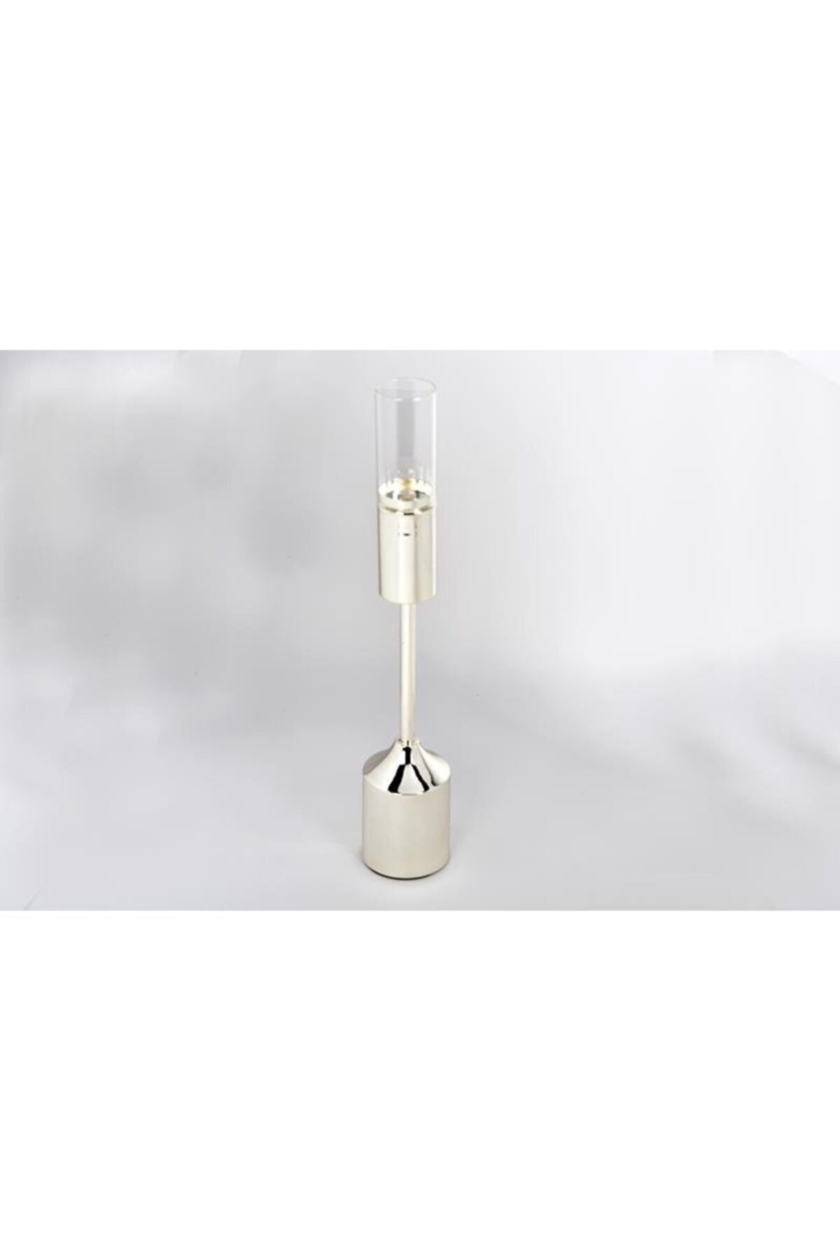 Seta Regina Mumluk Mini Kristal Sılver Gövdeli 46 Cm Seta Regina Mumluk Mini Kristal Sılver Gövdeli 46 Cm