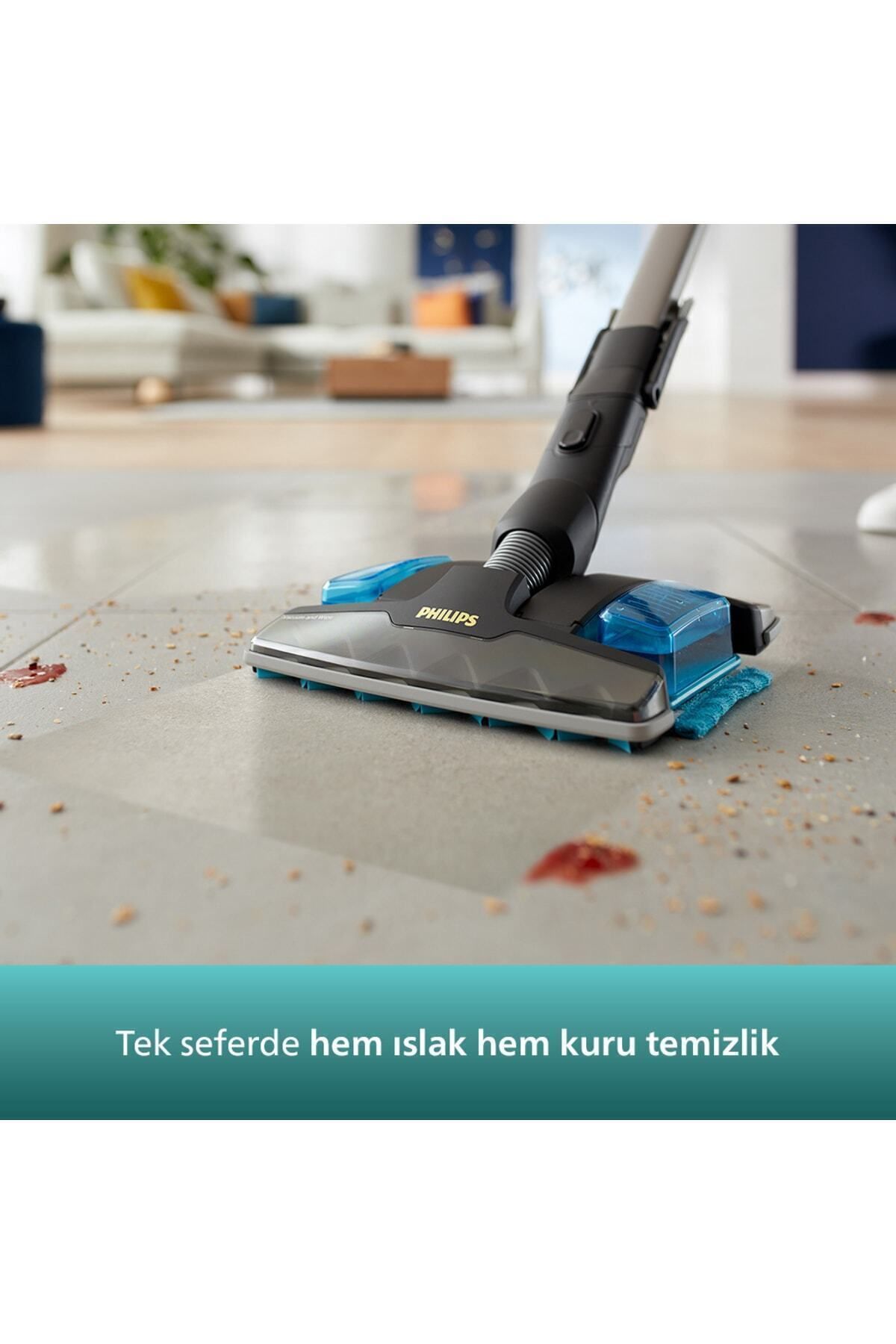 Philips 8000 Serisi Aqua Plus Kablosuz Dik Süpürge 25,2 V Philips 8000 Serisi Aqua Plus Kablosuz Dik Süpürge 25,2 V
