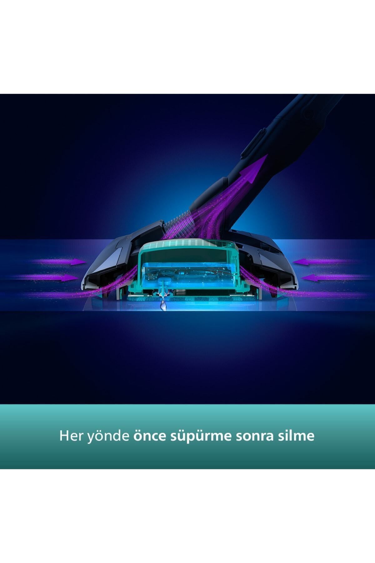Philips 8000 Serisi Aqua Plus Kablosuz Dik Süpürge 25,2 V Philips 8000 Serisi Aqua Plus Kablosuz Dik Süpürge 25,2 V