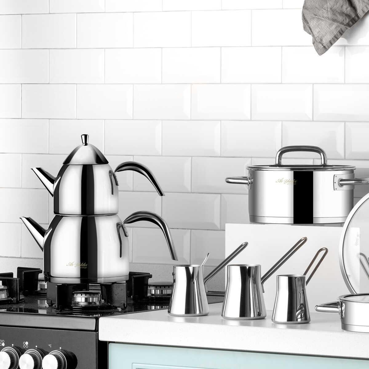 Aryıldız Studio Prestige 20 Parça İdeal Tencere Seti Aryıldız Studio Prestige 20 Parça İdeal Tencere Seti