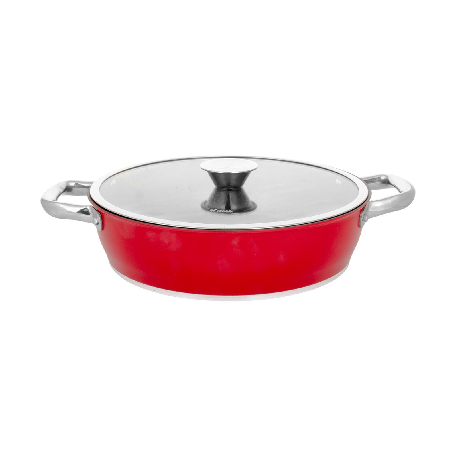 Aryıldız Trendy Induction Prestige Basık Tencere Kırmızı 26 Cm Aryıldız Trendy Induction Prestige Basık Tencere Kırmızı 26 Cm