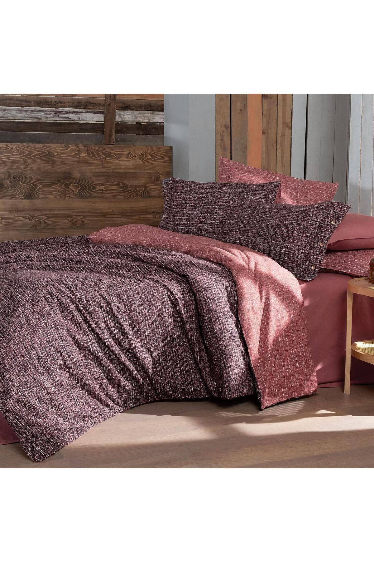 Glamis Tek Kişilik %100 Pamuk Flanel (Pazen) Nevresim Takımı Bordo Glamis Tek Kişilik %100 Pamuk Flanel (Pazen) Nevresim Takımı Bordo