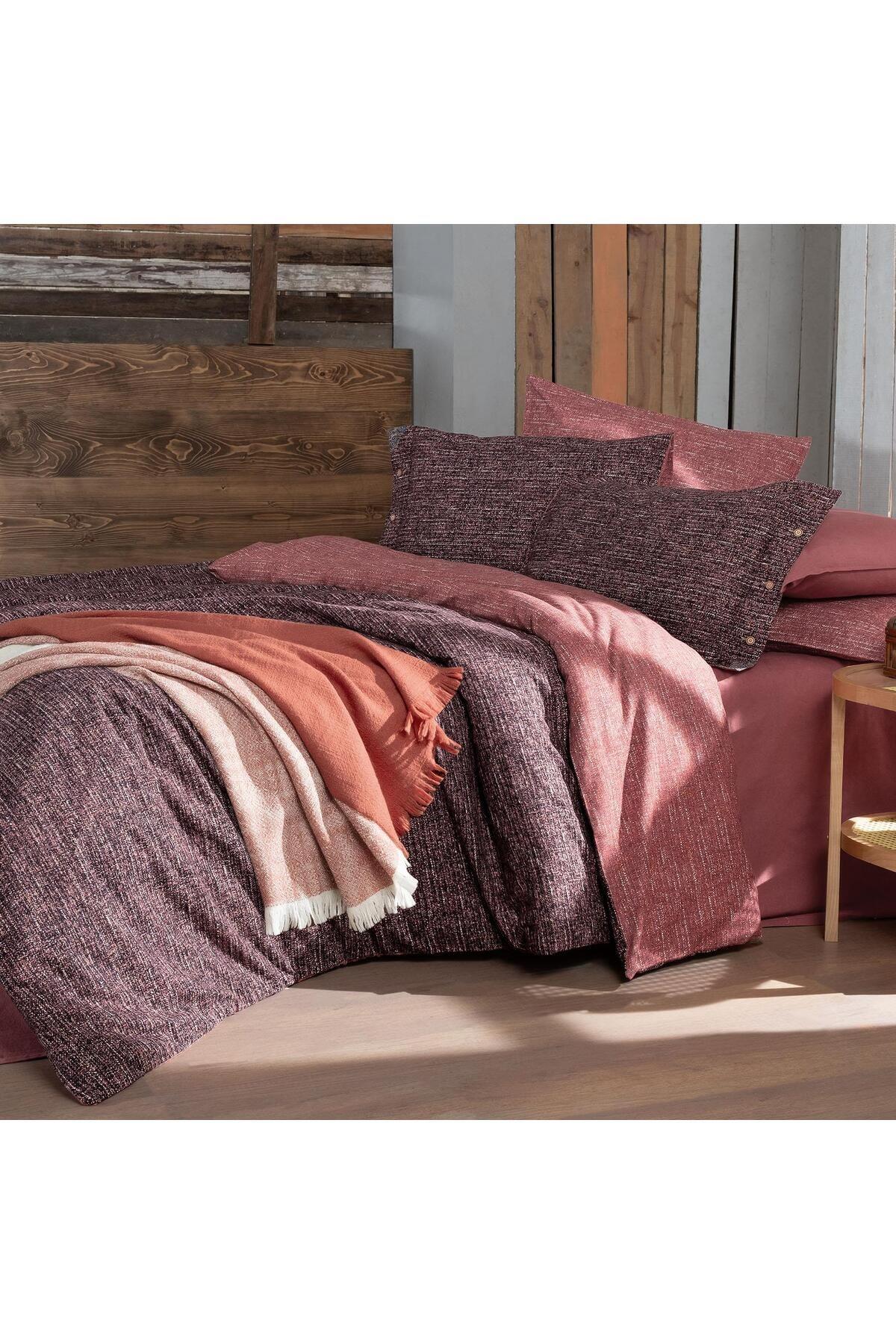 Glamis Tek Kişilik %100 Pamuk Flanel (Pazen) Nevresim Takımı Bordo Glamis Tek Kişilik %100 Pamuk Flanel (Pazen) Nevresim Takımı Bordo