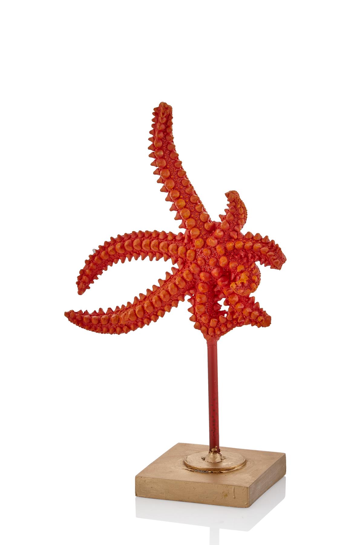 Kırmızı Kaideli Deniz Yıldızı Biblo 10*21*32 Cm Kırmızı Kaideli Deniz Yıldızı Biblo 10*21*32 Cm