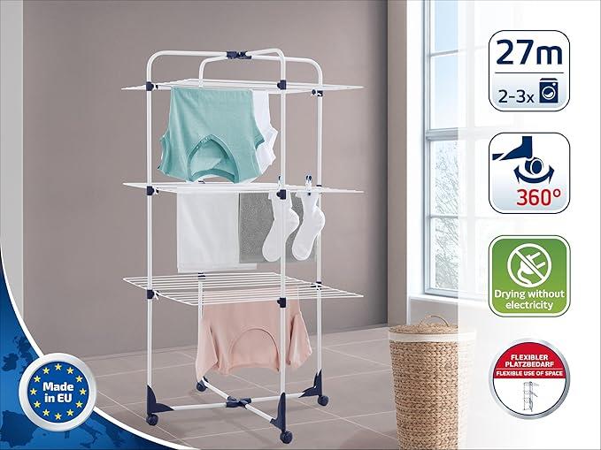 Leifheit Çamaşır Kurutucu Classic Tower 270 Siyah Leifheit Çamaşır Kurutucu Classic Tower 270 Siyah