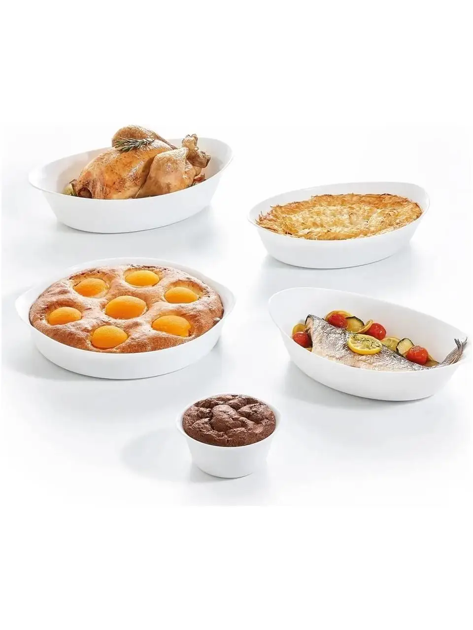 Luminarc S.Cuisine Carine Oval Fırın Kabı 38*23 cm Luminarc S.Cuisine Carine Oval Fırın Kabı 38*23 cm
