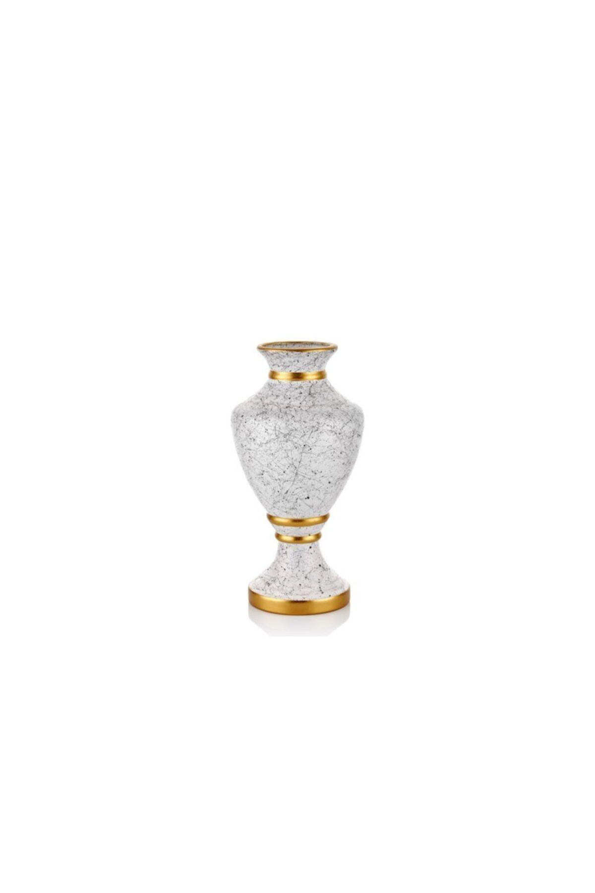 Seta Whıte Marble Vazo 17*33 Cm Seta Whıte Marble Vazo 17*33 Cm