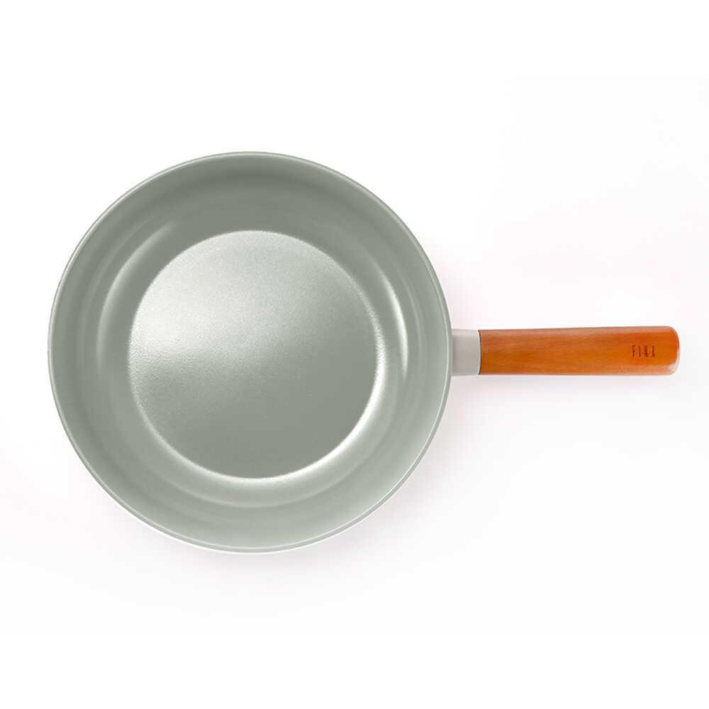 Neoflam Fika Alüminyum Döküm Wok Tava 26Cm Gri Neoflam Fika Alüminyum Döküm Wok Tava 26Cm Gri