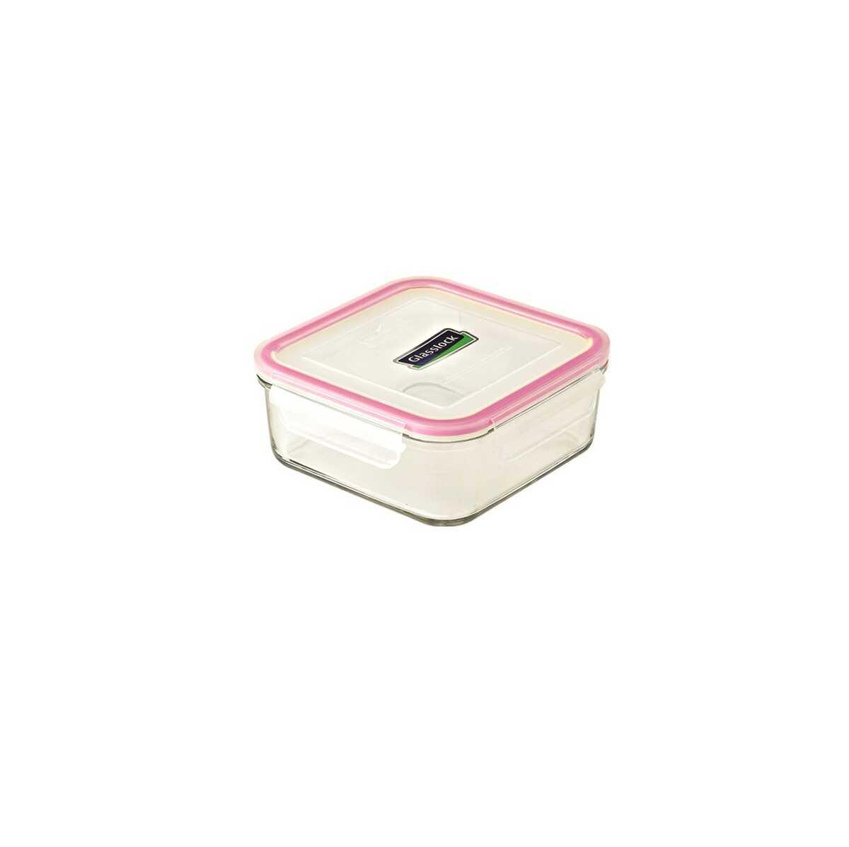 GLASSLOCK KARE CAM SAKLAMA KABI 490ML GLASSLOCK KARE CAM SAKLAMA KABI 490ML