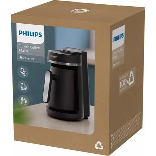 Philips Türk Kahvesi Makinesi 5000 Serisi HDA150/61 Siyah & Gümüş Philips Türk Kahvesi Makinesi 5000 Serisi HDA150/61 Siyah & Gümüş