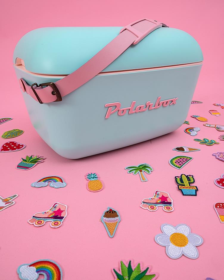 Polarbox Pop Deri Kayışlı Soğuk ve Sıcak Termos Çanta 20L Açık Mavi & Pembe Polarbox Pop Deri Kayışlı Soğuk ve Sıcak Termos Çanta 20L Açık Mavi & Pembe