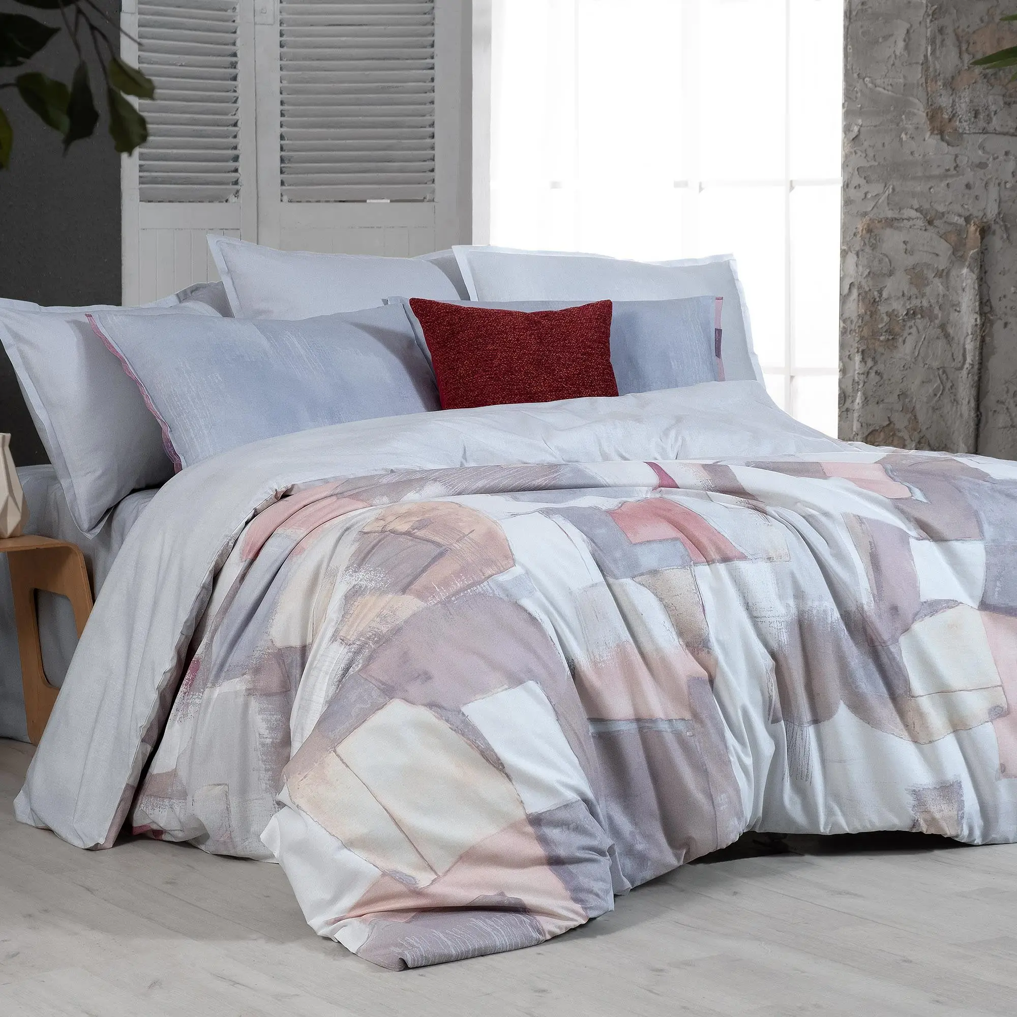 Sarev Gaudi Multicolor Çift Kişilik %100 Pamuk Nevresim Takımı Sarev Gaudi Multicolor Çift Kişilik %100 Pamuk Nevresim Takımı