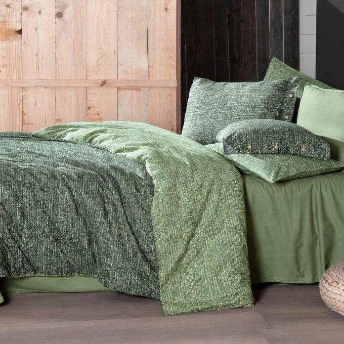 Sarev Glamis King Size (Battal Boy) %100 Pamuk Flanel (Pazen) Nevresim Takımı Yeşil Sarev Glamis King Size (Battal Boy) %100 Pamuk Flanel (Pazen) Nevresim Takımı Yeşil