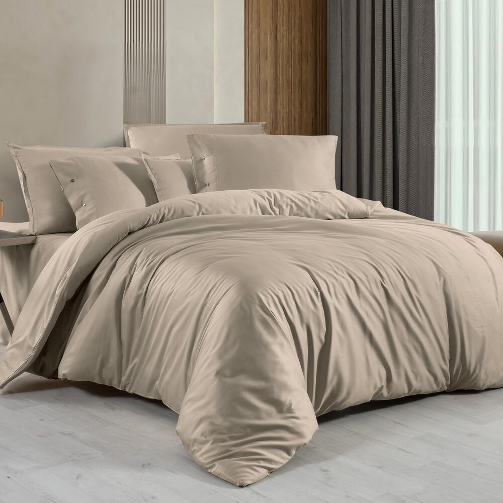Sarev Monochrome %100 Pamuk Saten Düz Çarşaf Çift Kişilik Natural Beige Sarev Monochrome %100 Pamuk Saten Düz Çarşaf Çift Kişilik Natural Beige