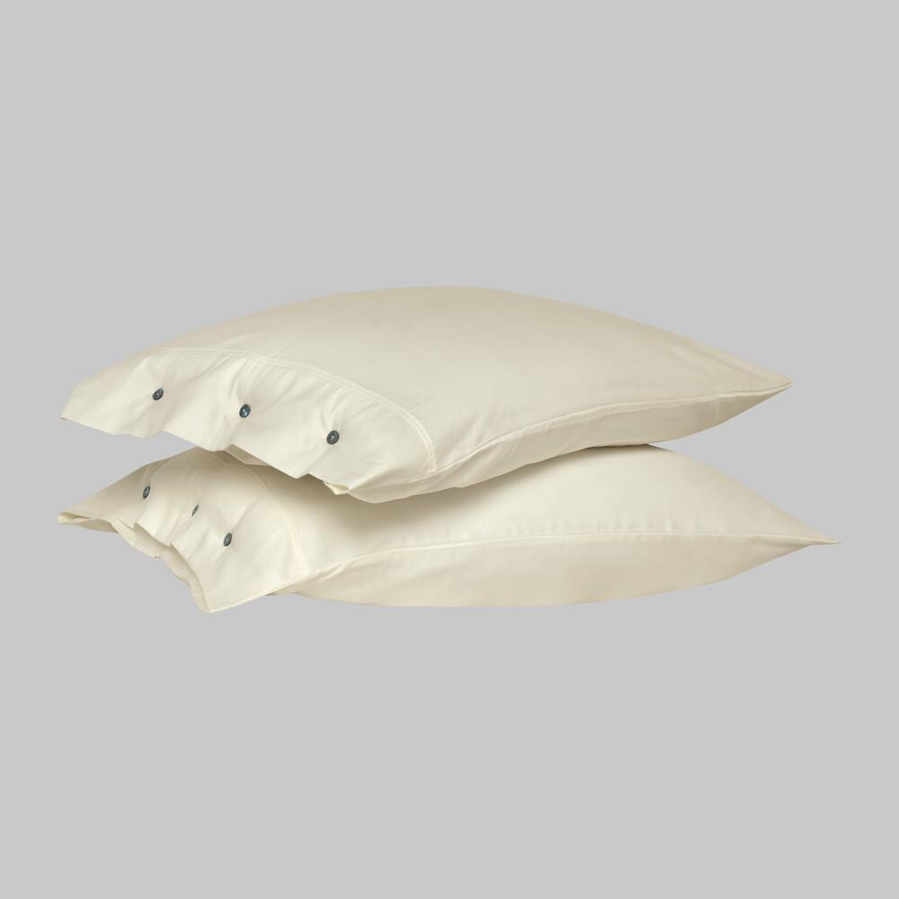 Sarev Monochrome %100 Pamuk Saten Yastık Kılıfı Cream Sarev Monochrome %100 Pamuk Saten Yastık Kılıfı Cream