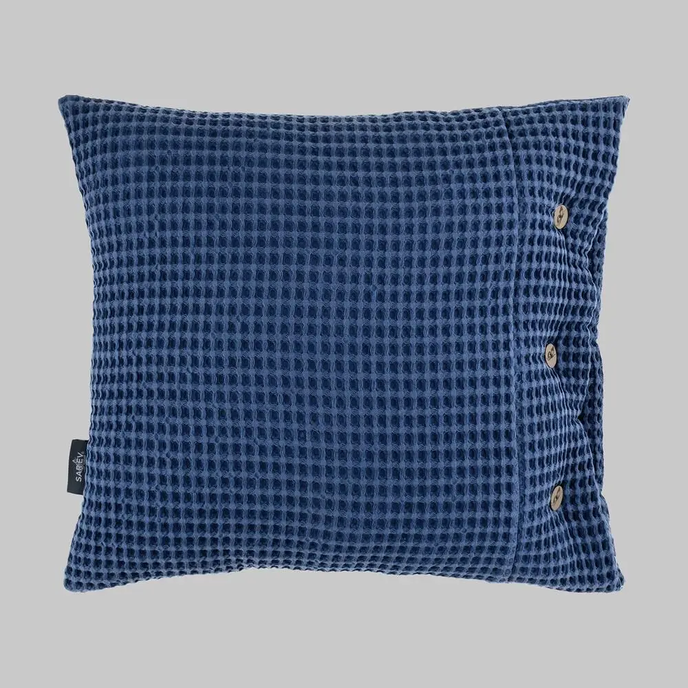 Sarev Polendia Mavi %100 Pamuk Dekoratif Kırlent 45*45 cm Sarev Polendia Mavi %100 Pamuk Dekoratif Kırlent 45*45 cm