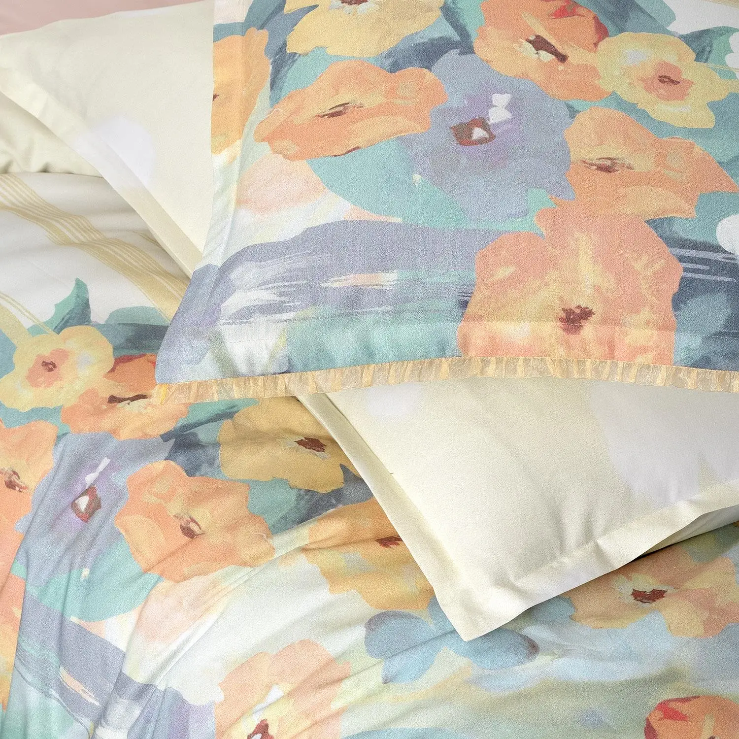 Sarev Romy Multicolor King Size (Battal Boy) %100 Pamuk Nevresim Takımı Sarev Romy Multicolor King Size (Battal Boy) %100 Pamuk Nevresim Takımı
