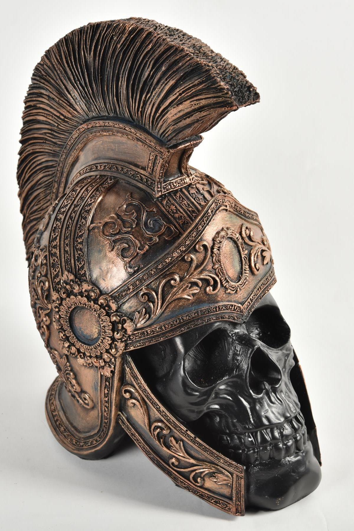 *Seta Antik Skull - Gladıator Kurukafa Black 28*16*32 Cm *Seta Antik Skull - Gladıator Kurukafa Black 28*16*32 Cm