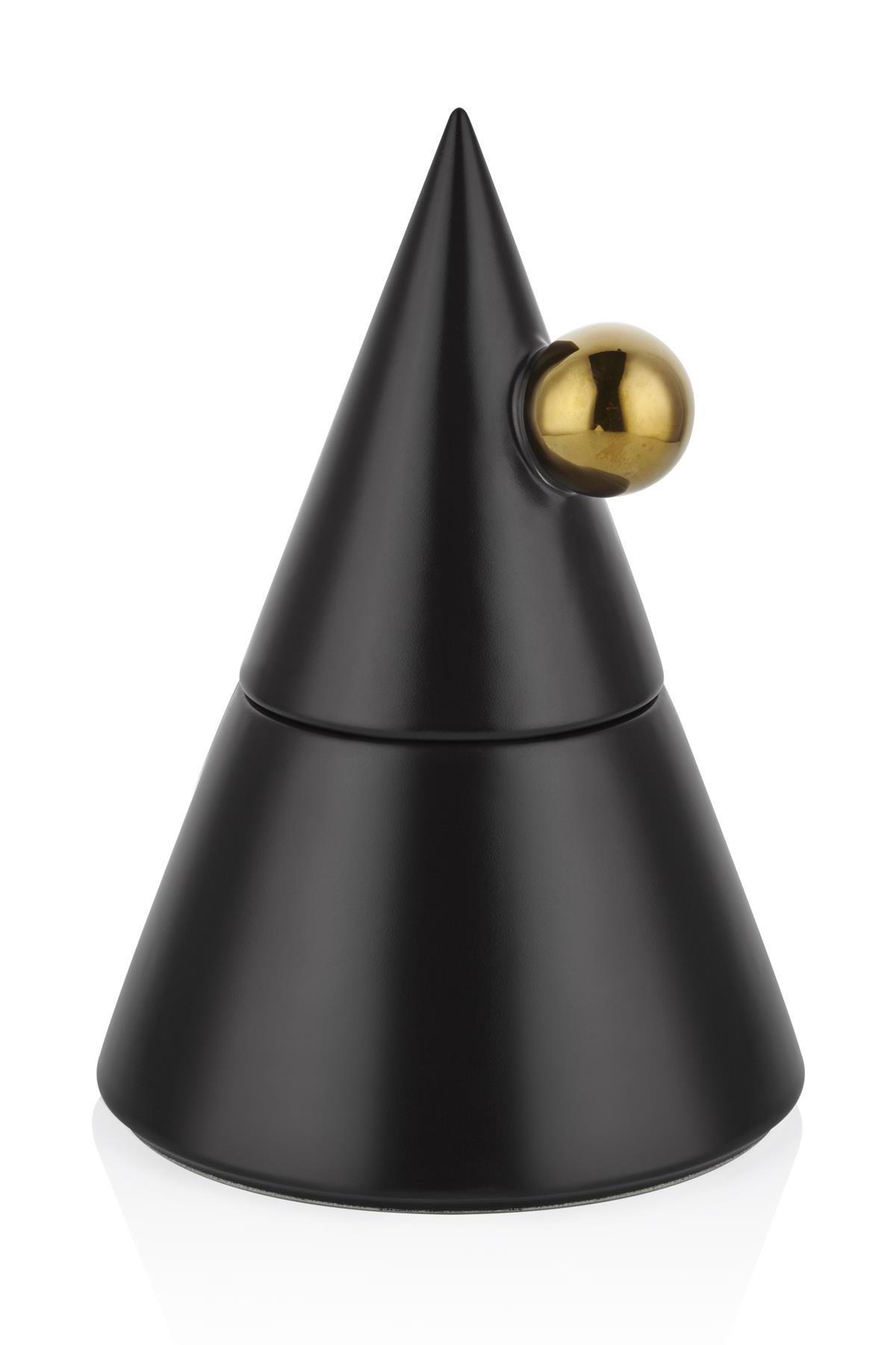 Seta Elıte Deco Planet Siyah Kapaklı Dekor 16*16*23Cm Seta Elıte Deco Planet Siyah Kapaklı Dekor 16*16*23Cm