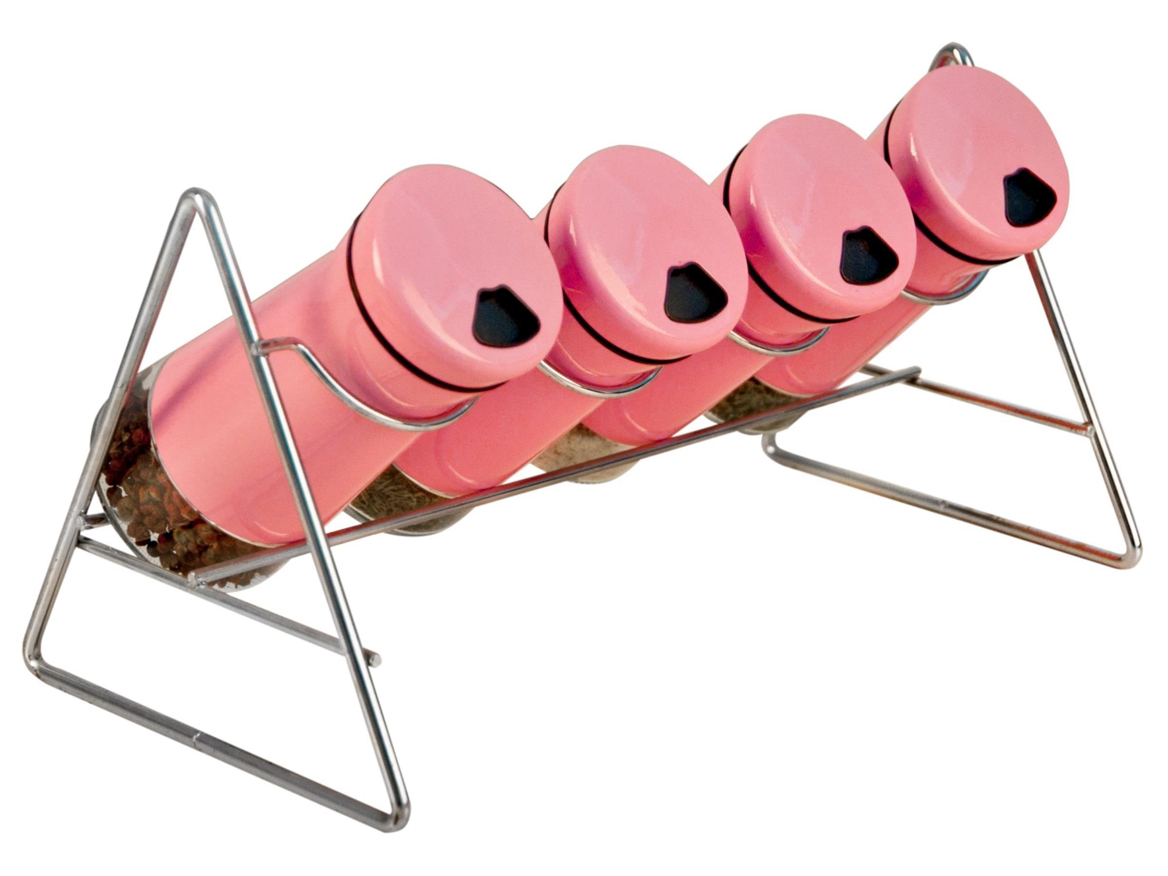 Seta Kitchen Baharat Seti 4Lü Stand Pembe Seta Kitchen Baharat Seti 4Lü Stand Pembe