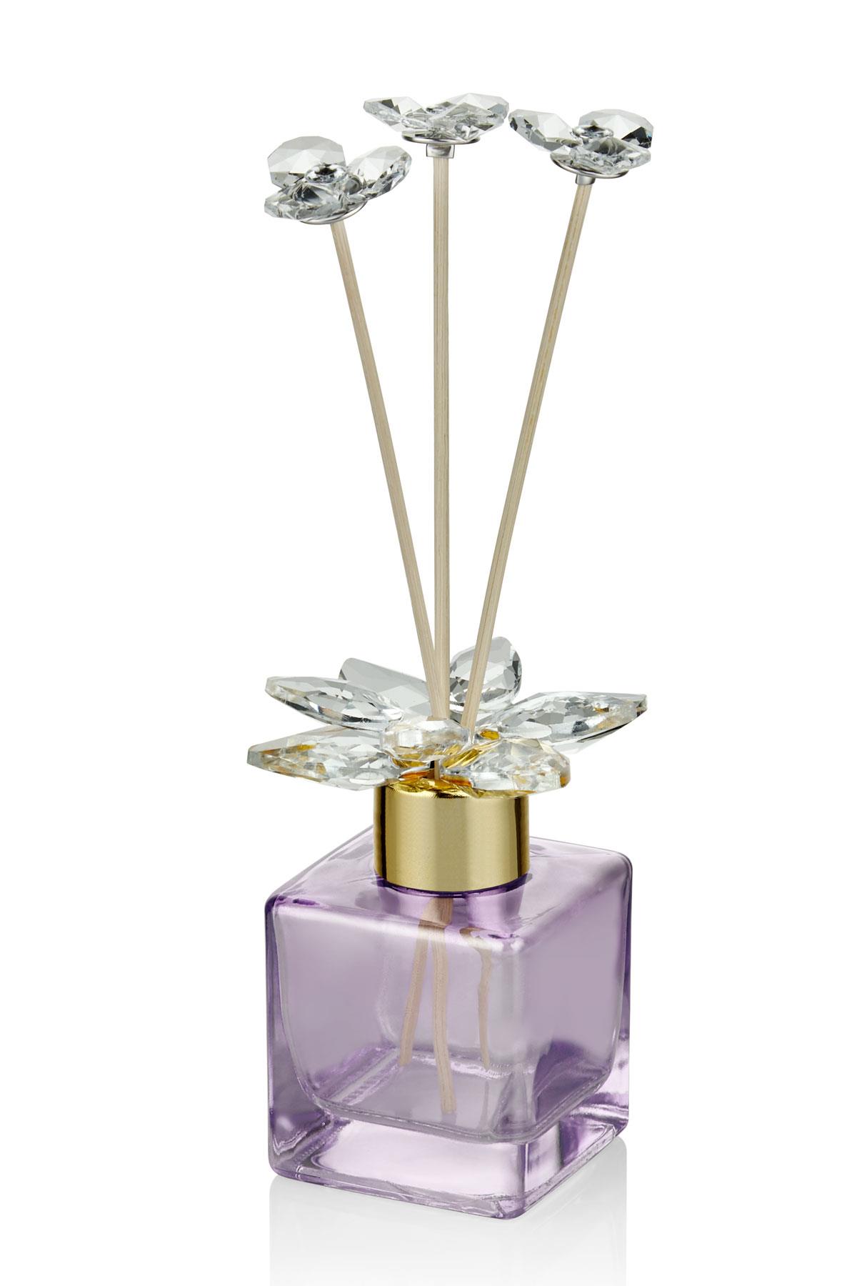 Seta Kristal Parfüm Şişesi Lila 9*9*11 Cm Seta Kristal Parfüm Şişesi Lila 9*9*11 Cm