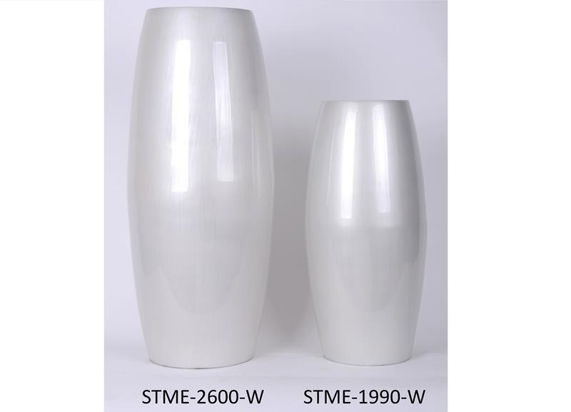 Seta Martına Vazo Uzun Büyük Beyaz 17*17*51 Cm Seta Martına Vazo Uzun Büyük Beyaz 17*17*51 Cm
