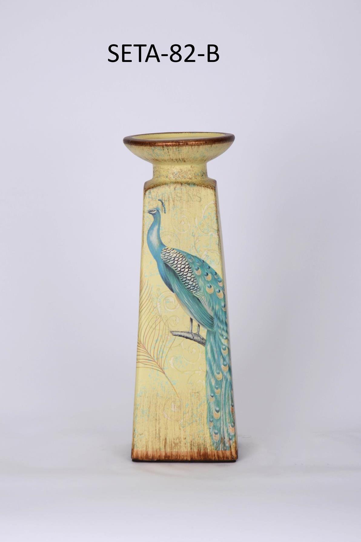 Seta Pavone Şamdan Küçük 39X13X10 Cm Seta Pavone Şamdan Küçük 39X13X10 Cm