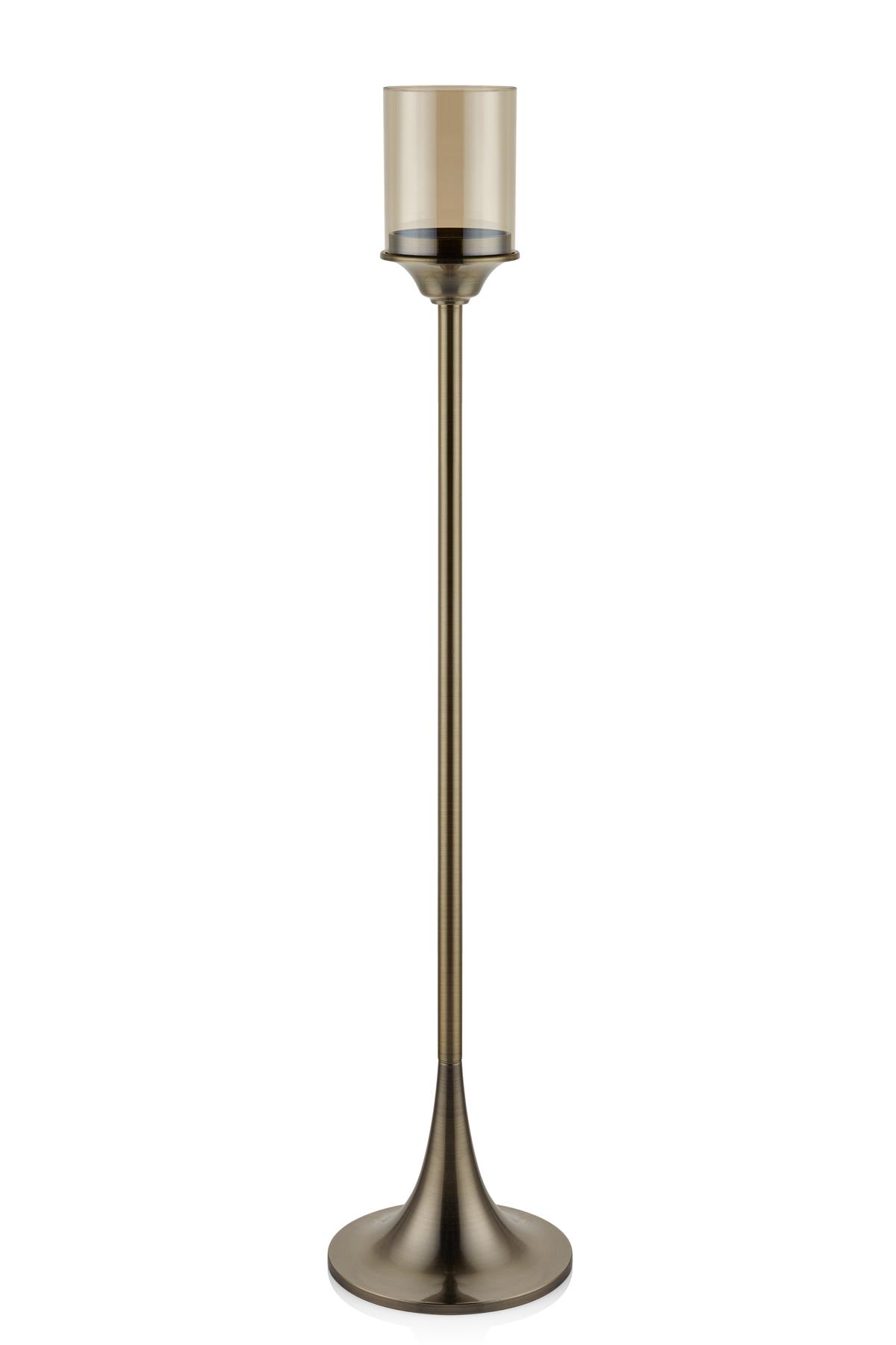 Seta Regina Mumluk Dev İnce Ayak Büyük Bronz 120 Cm Seta Regina Mumluk Dev İnce Ayak Büyük Bronz 120 Cm