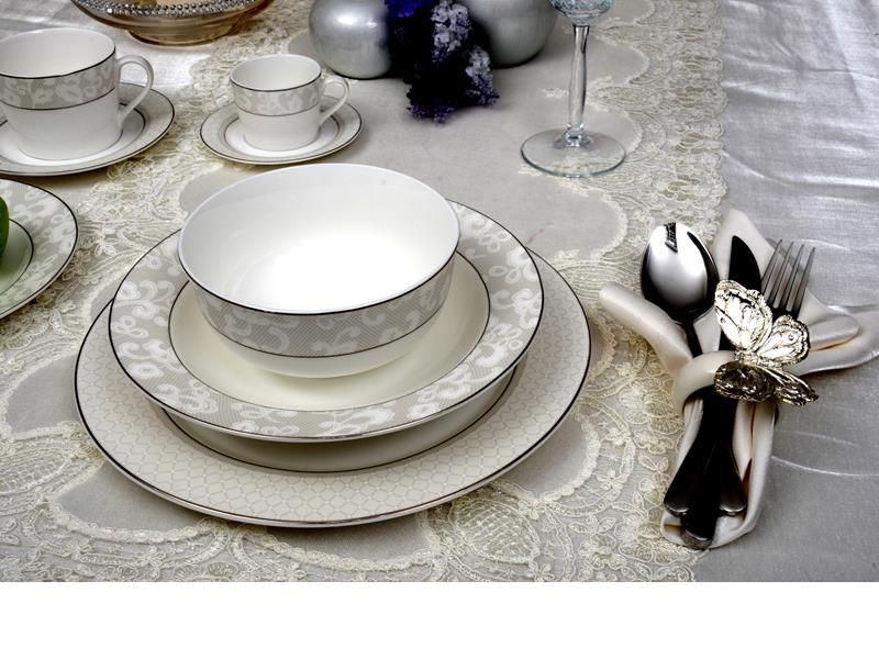 Seta Yemek Takımı Monet New Bone 84 Prç Seta Yemek Takımı Monet New Bone 84 Prç