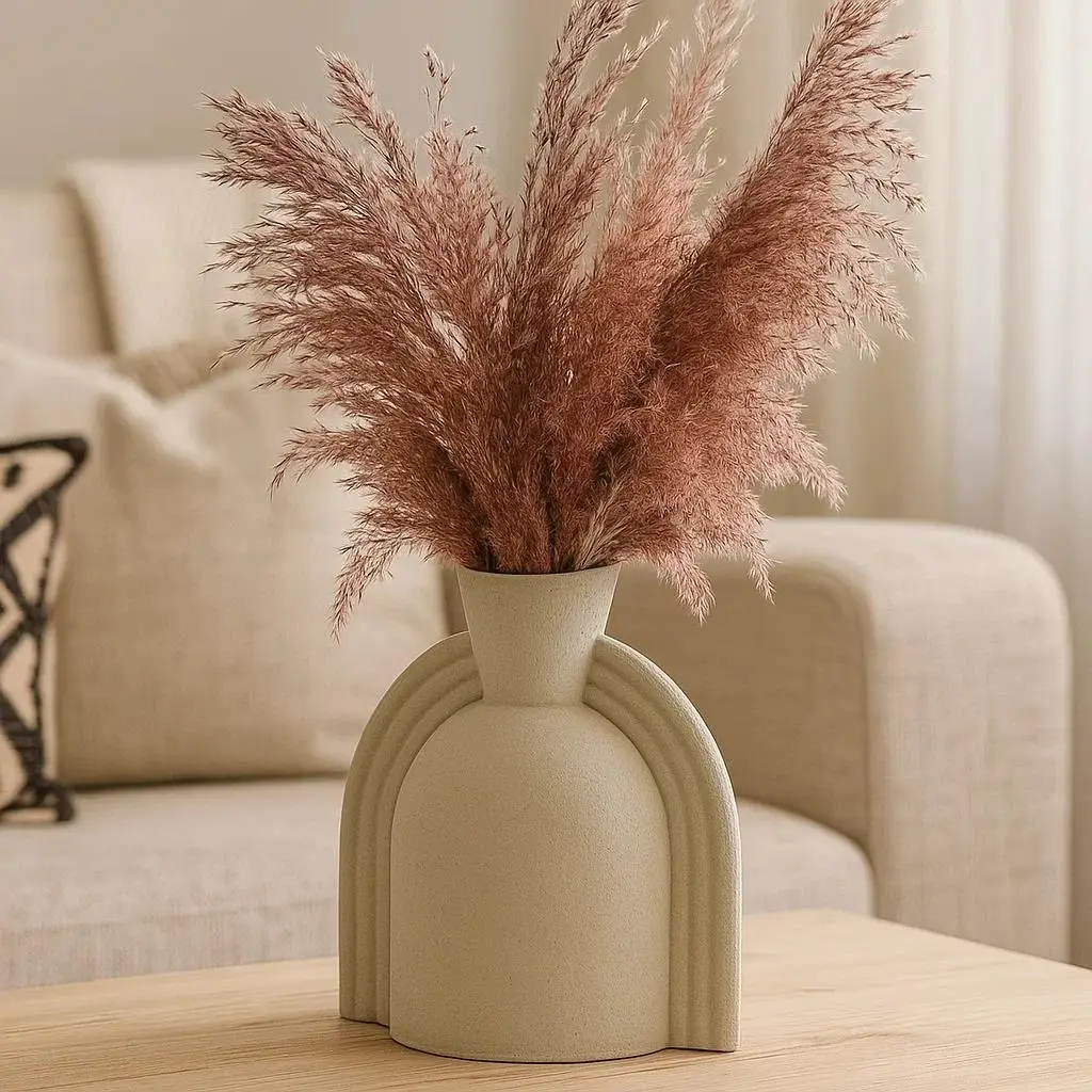 Setabianca Malta Vazo Krem 13*18*23cm Setabianca Malta Vazo Krem 13*18*23cm