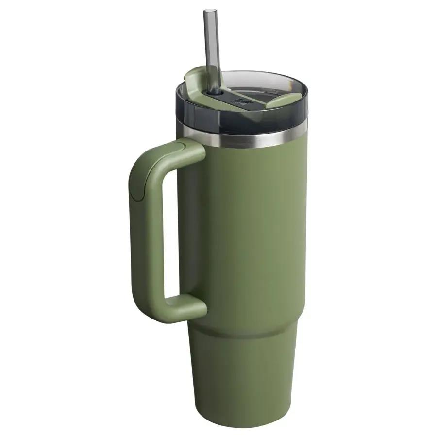 Stanley Quencher Pipetli Termos Bardak 1.18 Lt - Dried Pine Stanley Quencher Pipetli Termos Bardak 1.18 Lt - Dried Pine
