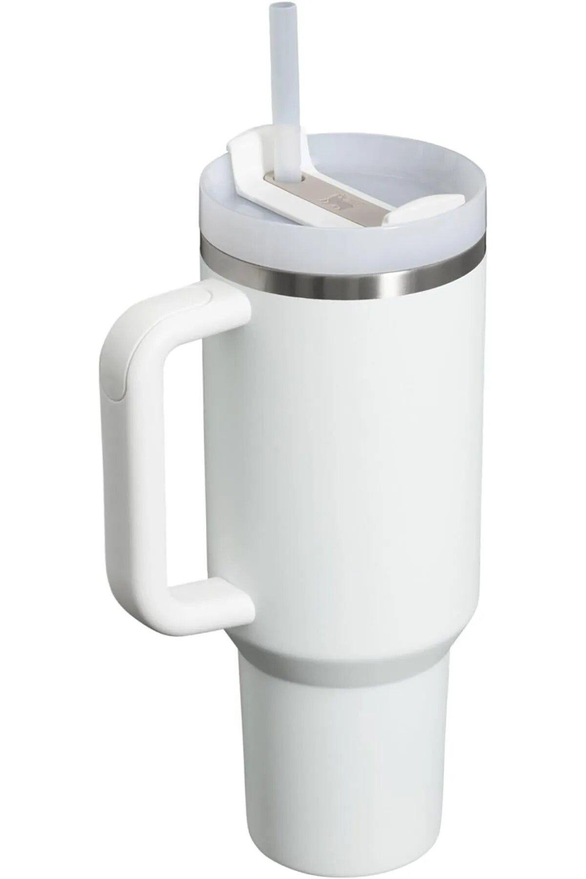 Stanley Quencher Pipetli Termos Bardak 1.18 Lt - Frost Stanley Quencher Pipetli Termos Bardak 1.18 Lt - Frost