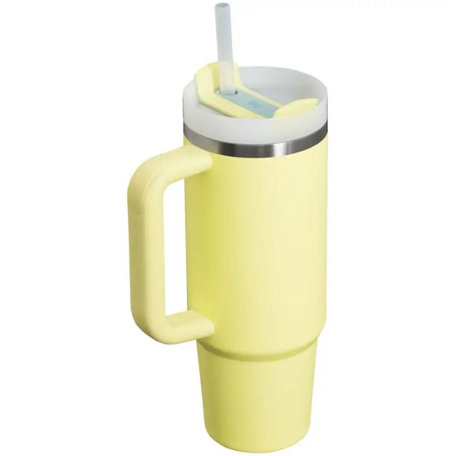 Stanley Quencher Pipetli Termos Bardak 1.18 Lt - Pomelo Stanley Quencher Pipetli Termos Bardak 1.18 Lt - Pomelo