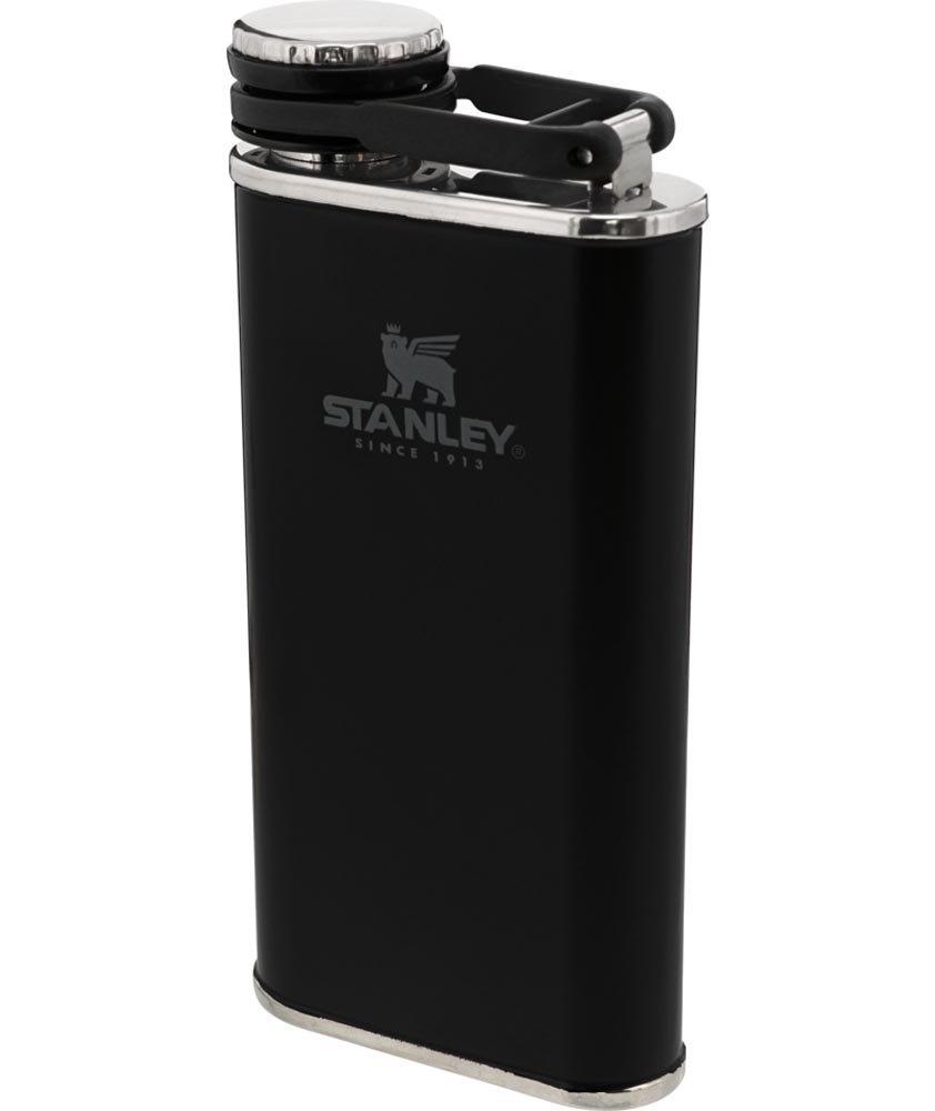 Stanley The Easy-Fill Wide Mouth Flask 0.23L / 8 oz Matte Black Pebble Stanley The Easy-Fill Wide Mouth Flask 0.23L / 8 oz Matte Black Pebble