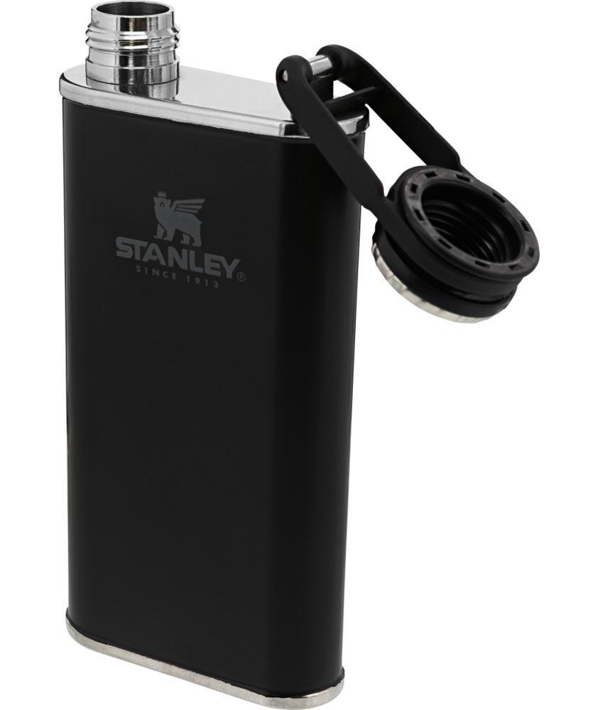 Stanley The Easy-Fill Wide Mouth Flask 0.23L / 8 oz Matte Black Pebble Stanley The Easy-Fill Wide Mouth Flask 0.23L / 8 oz Matte Black Pebble