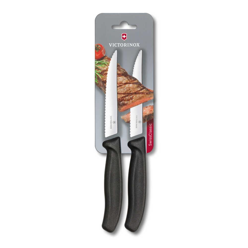 Victorinox Biftek Bıçağı Fib Sap Test 12 Cm İkili Victorinox Biftek Bıçağı Fib Sap Test 12 Cm İkili