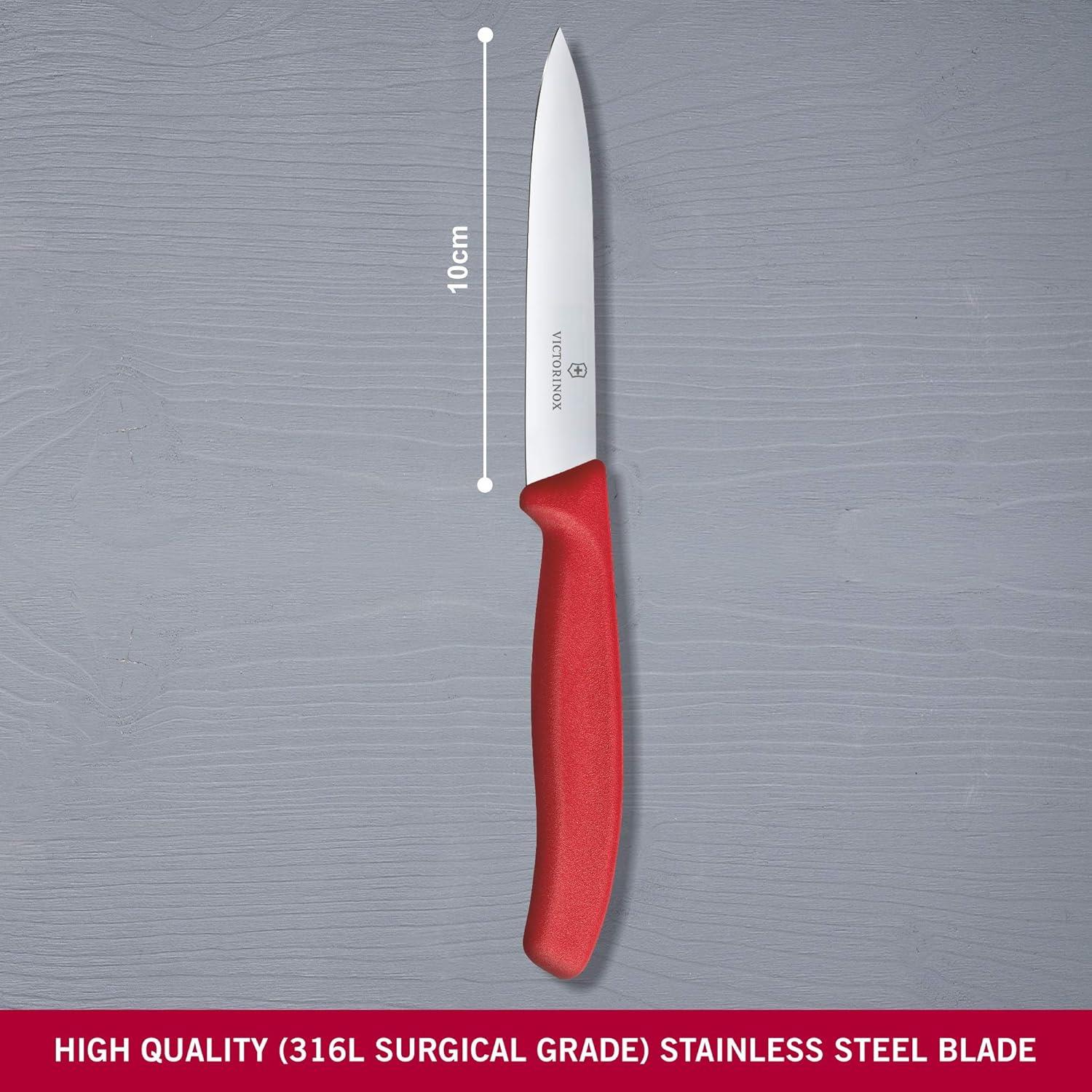 Victorinox Soyma Bıçağı 10 Cm Sivri Sc Kırmızı Victorinox Soyma Bıçağı 10 Cm Sivri Sc Kırmızı