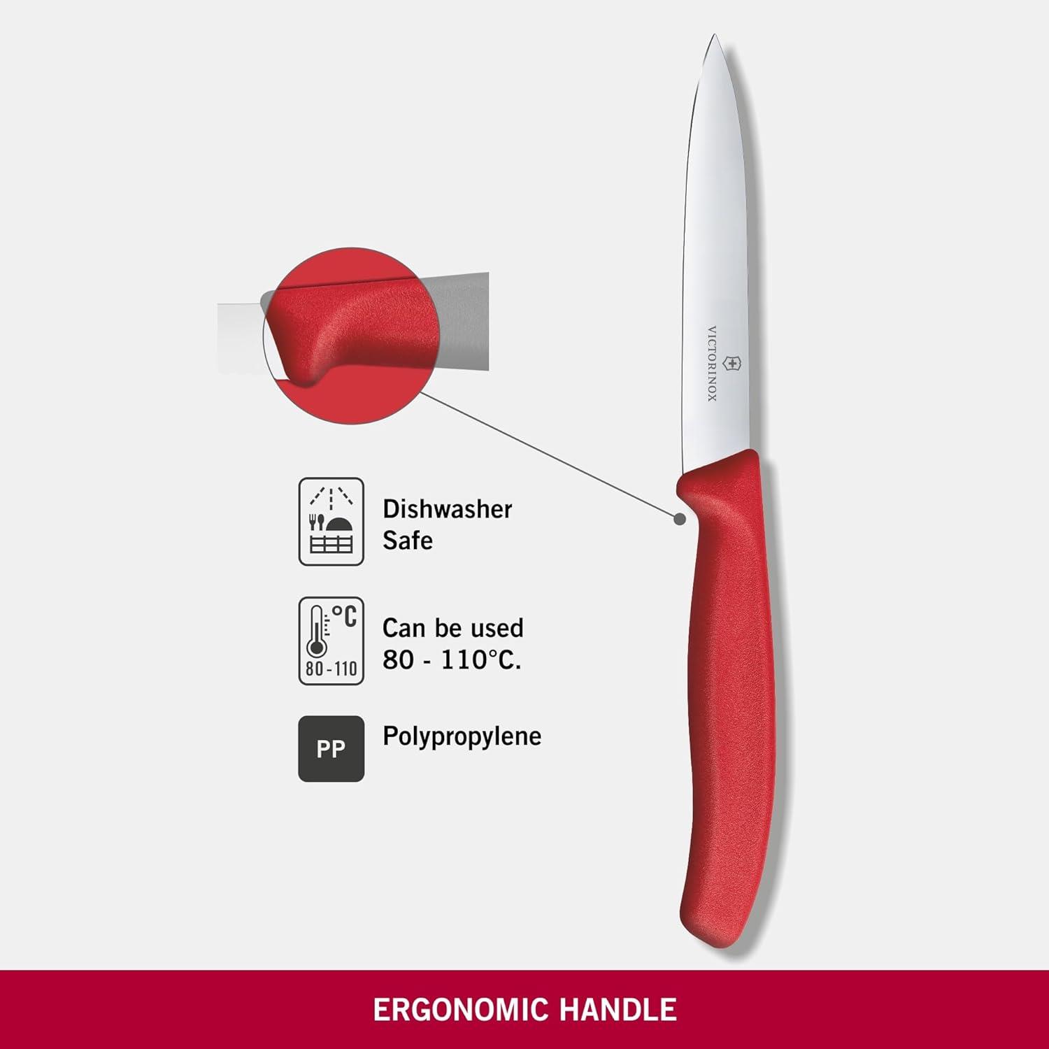 Victorinox Soyma Bıçağı 10 Cm Sivri Sc Kırmızı Victorinox Soyma Bıçağı 10 Cm Sivri Sc Kırmızı