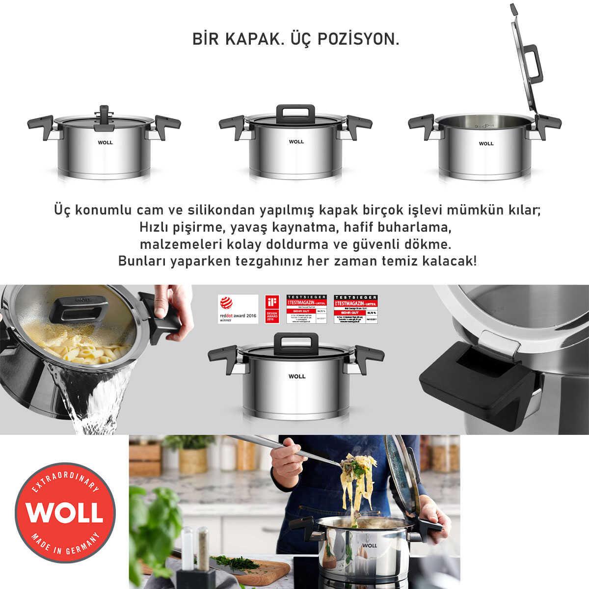 Woll Concept Çelik Sığ Tencere 28 Cm Woll Concept Çelik Sığ Tencere 28 Cm